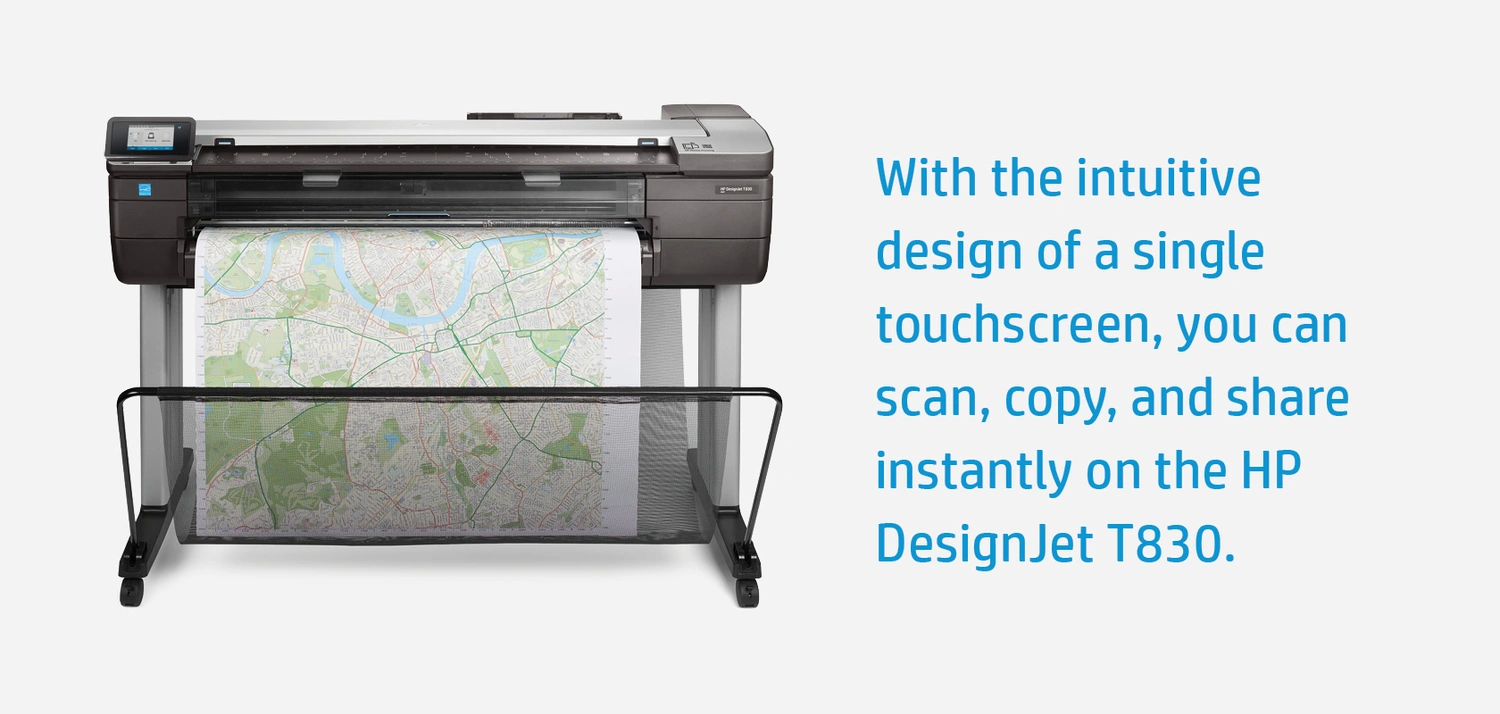 Large Scale Printer | HP DesignJet T830 Printer | HP Virtual Booth