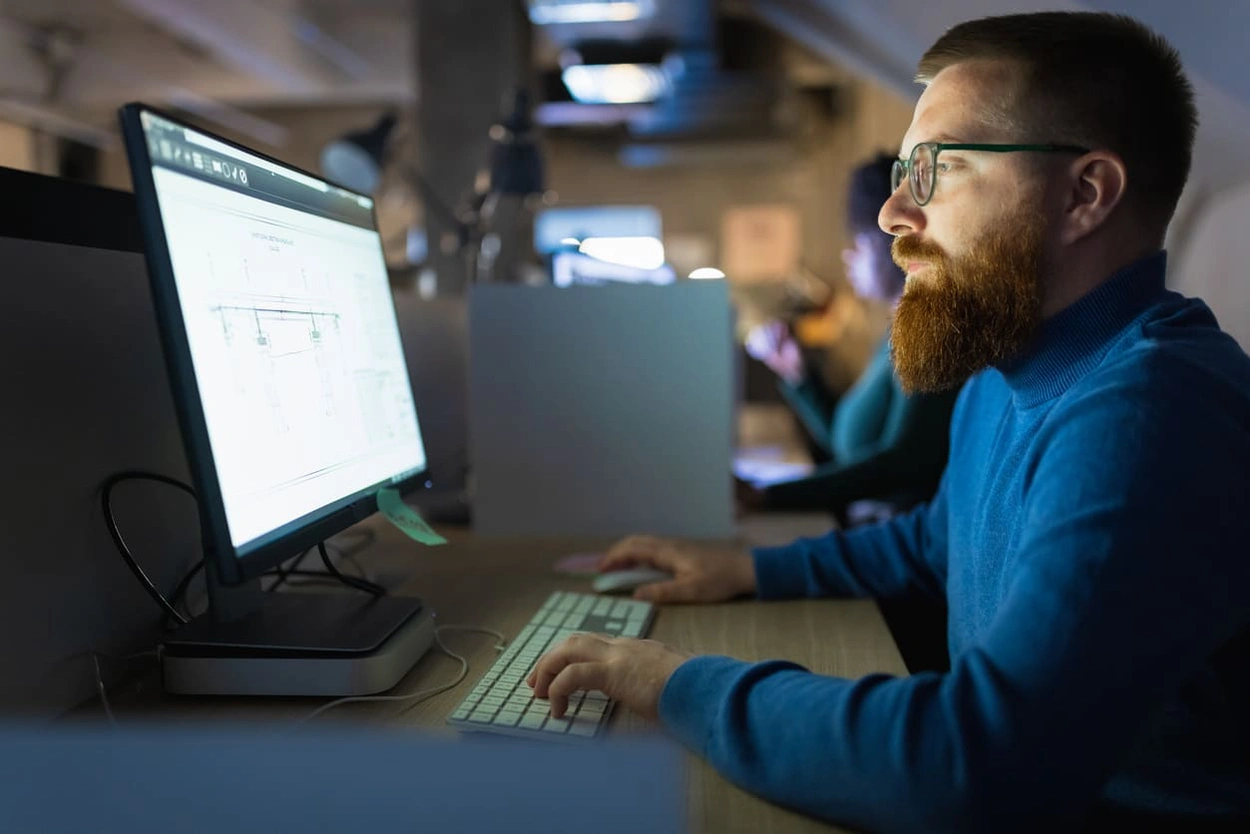 Architect wrapping up a project with batch plot AutoCAD processes